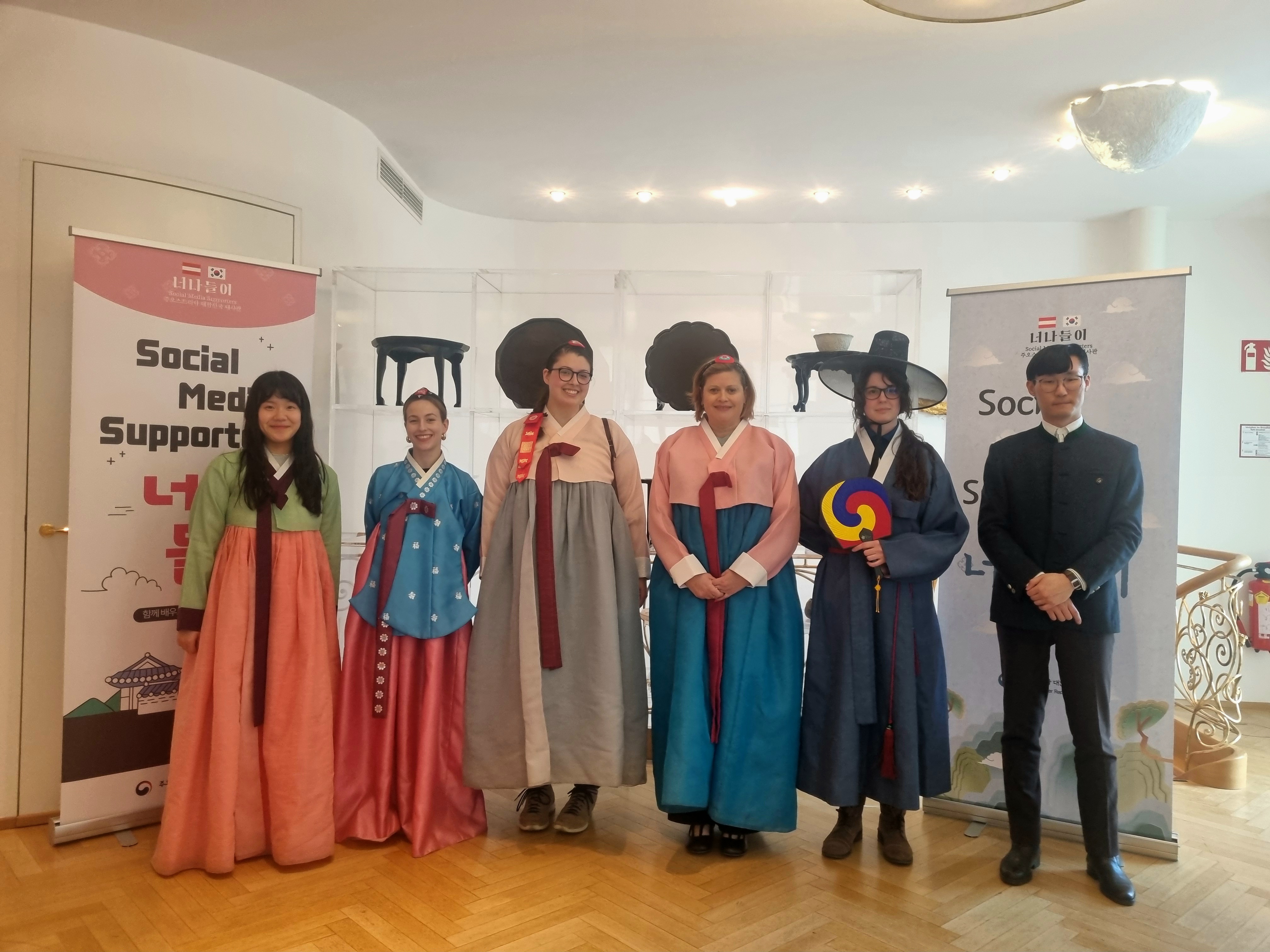 Startschuss für die 3. Generation der SNS-Supporter „너나들이“ an der Botschaft der Republik Korea in Österreich