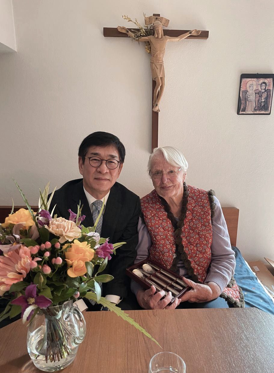 함상욱 대사, 마리안느 소록도 간호사 방문