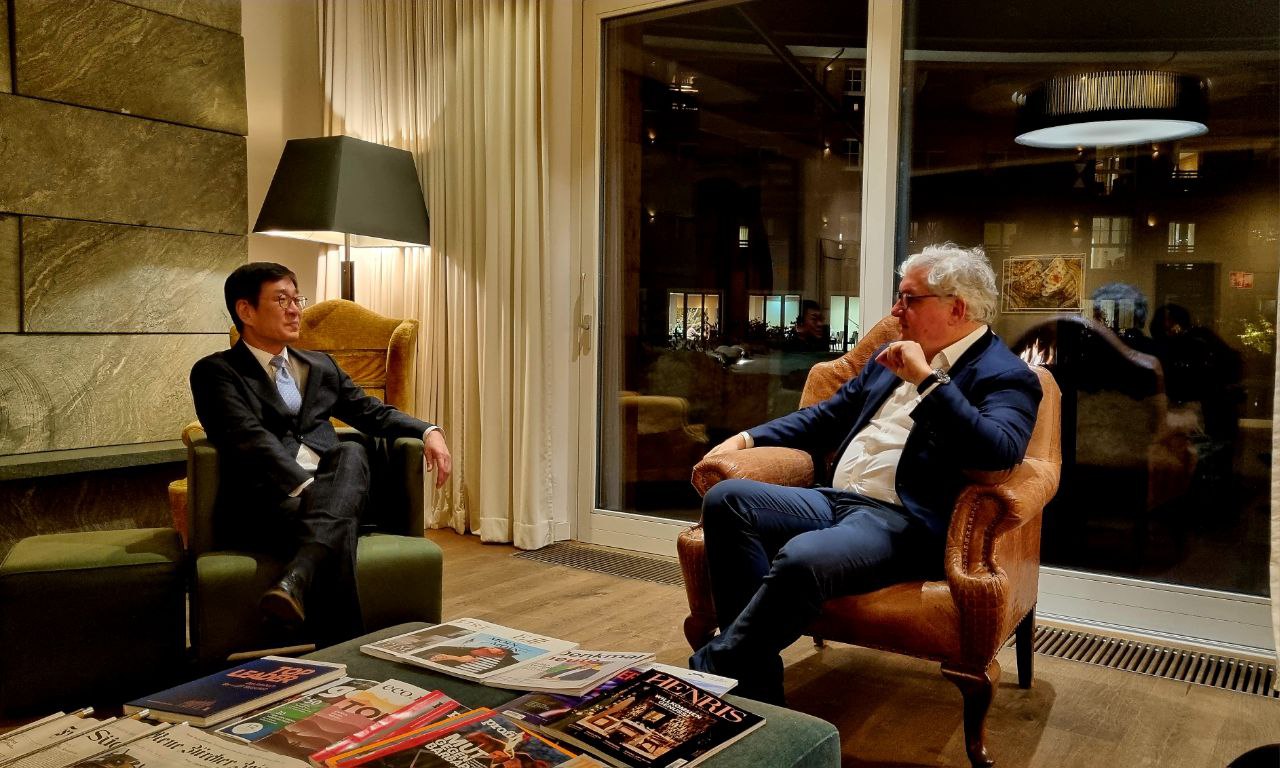 함상욱 대사, 인스부르크 명예 영사 면담