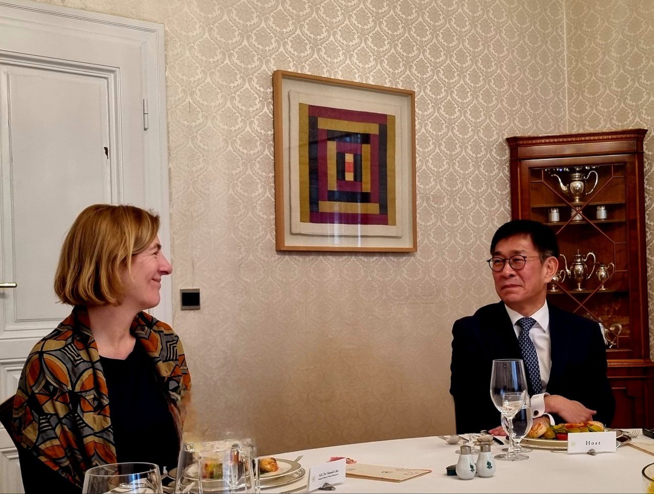 함상욱 대사, Hannah Liko 외교부 정무총국장 초청 오찬
